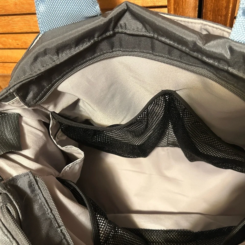 Skip Hop Black and Gray Diaper Bag